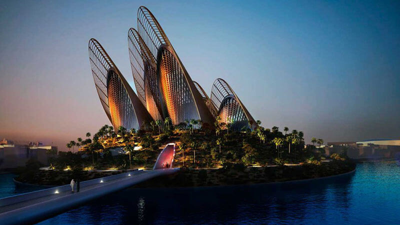 Wing Shape Zayed National Museum, สหรัฐอาหรับเอมิเรตส์ (UAE)