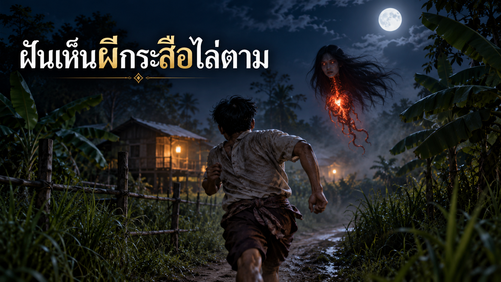 ฝันเห็นผีกระสือไล่ตาม หมายถึงอะไร? ทำนายฝันและเลขนำโชค