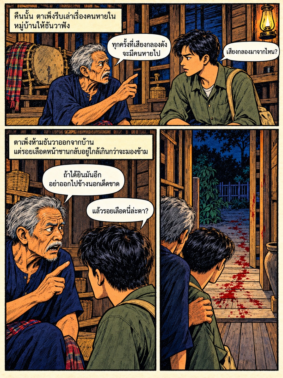 เงาเลือดแห่งดอนขาม การ์ตูนผี หน้า 02