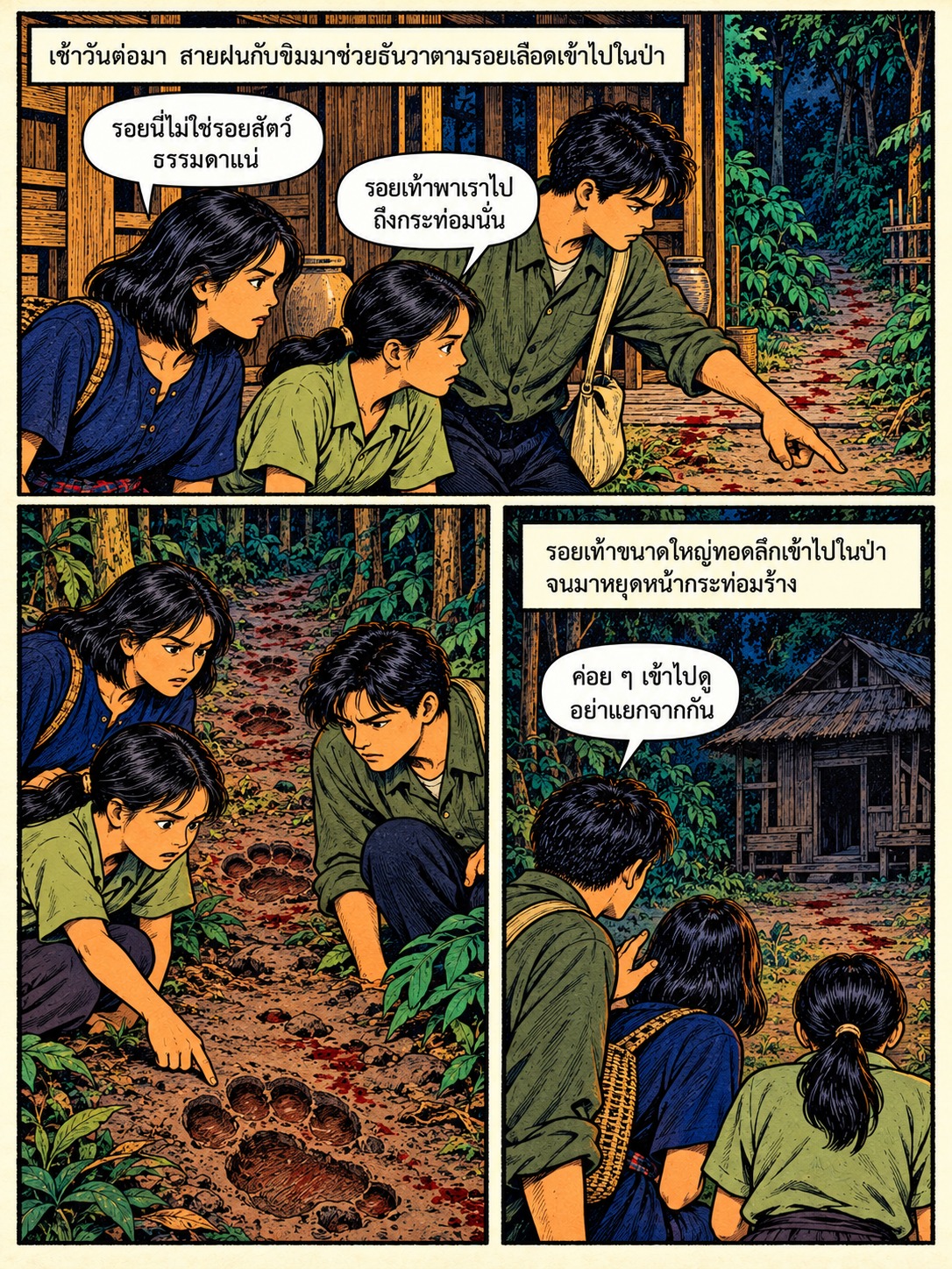 เงาเลือดแห่งดอนขาม การ์ตูนผี หน้า 03