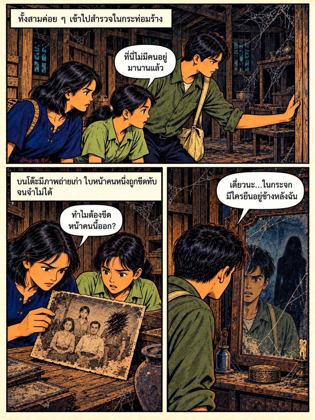 เงาเลือดแห่งดอนขาม การ์ตูนผี หน้า 04