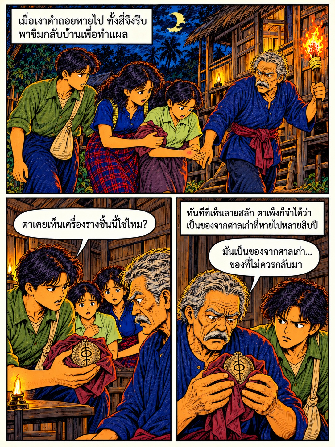 เงาเลือดแห่งดอนขาม การ์ตูนผี หน้า 09