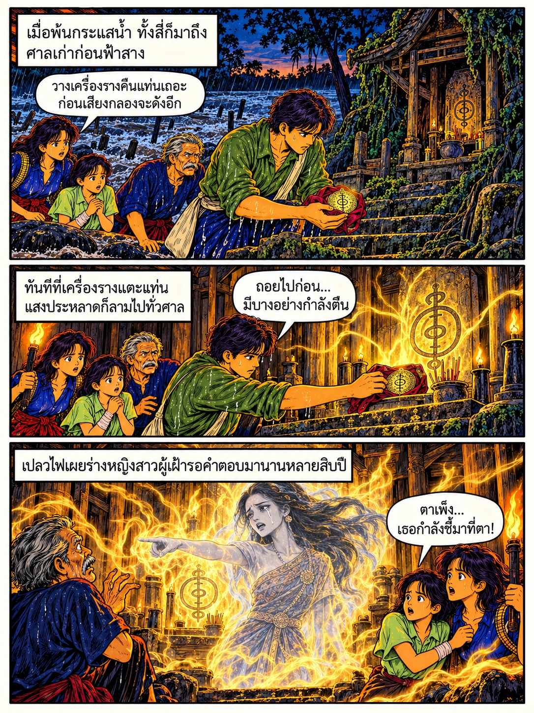 เงาเลือดแห่งดอนขาม การ์ตูนผี หน้า 12