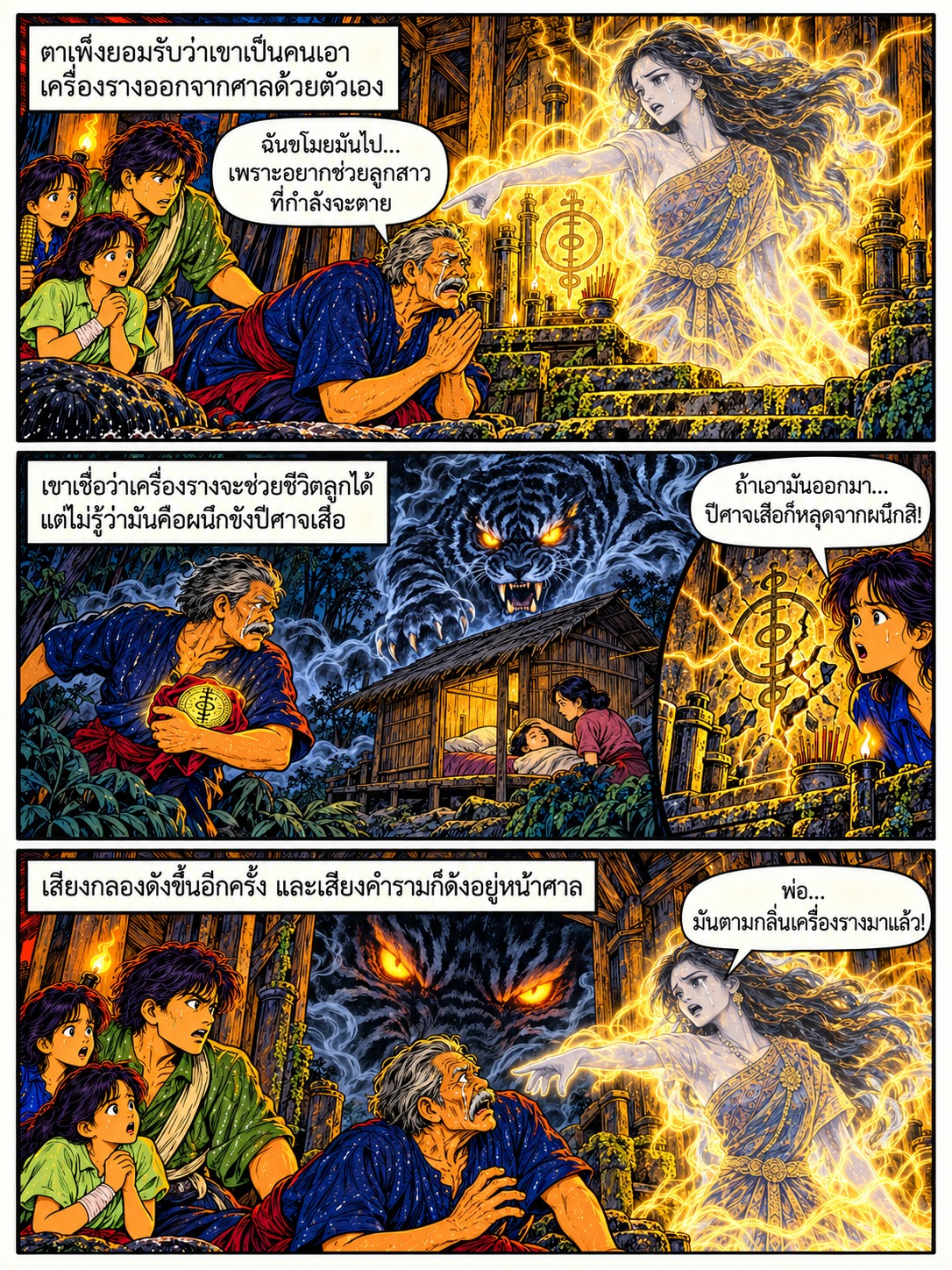 เงาเลือดแห่งดอนขาม การ์ตูนผี หน้า 13