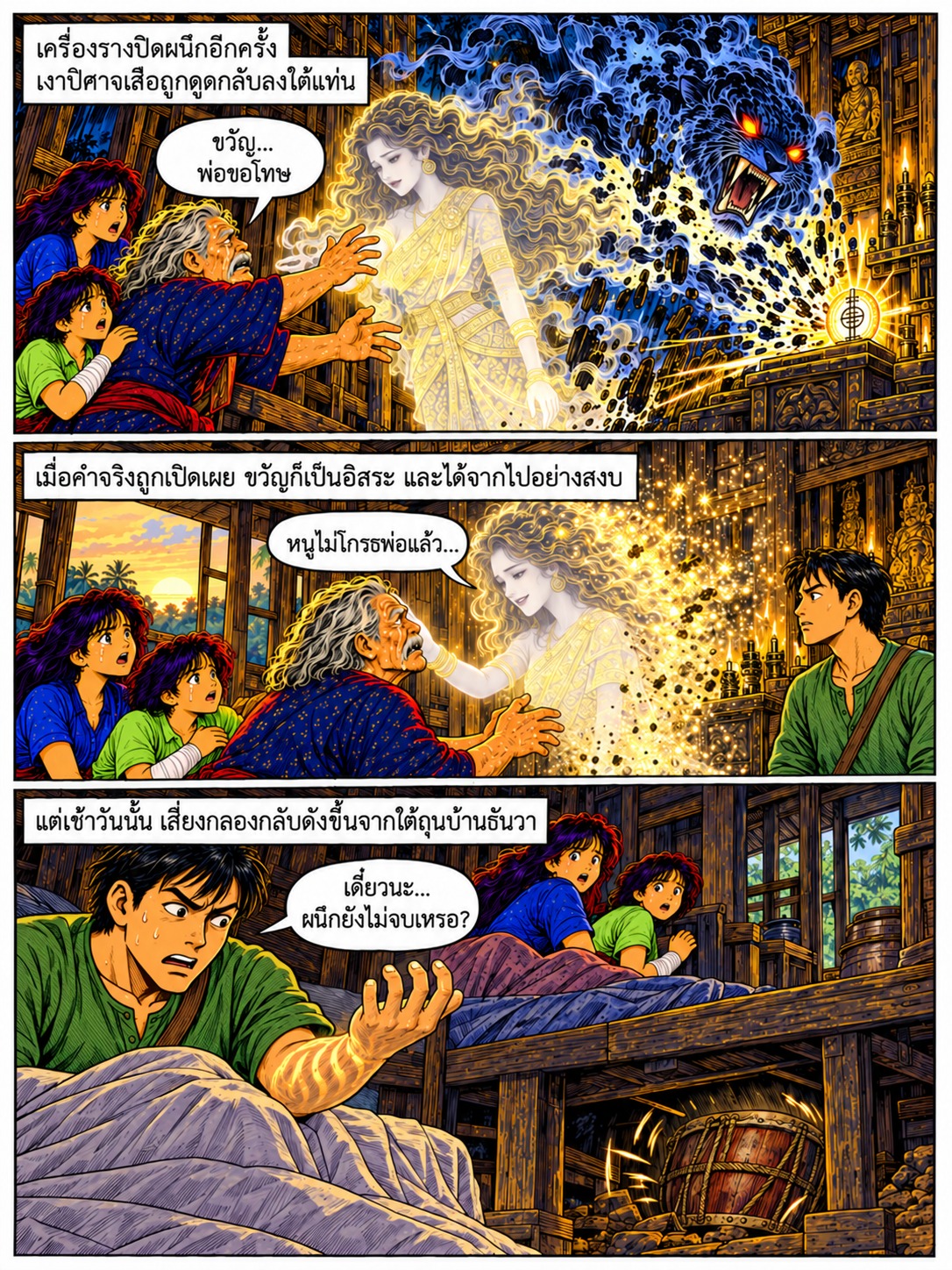 เงาเลือดแห่งดอนขาม การ์ตูนผี หน้า 18