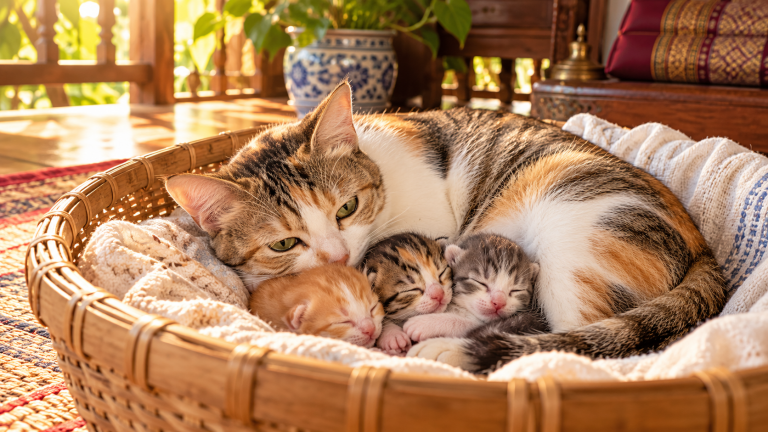 ฝันเห็นแมวคลอดลูก หมายถึงอะไร? ทำนายฝันพร้อมเลขนำโชค